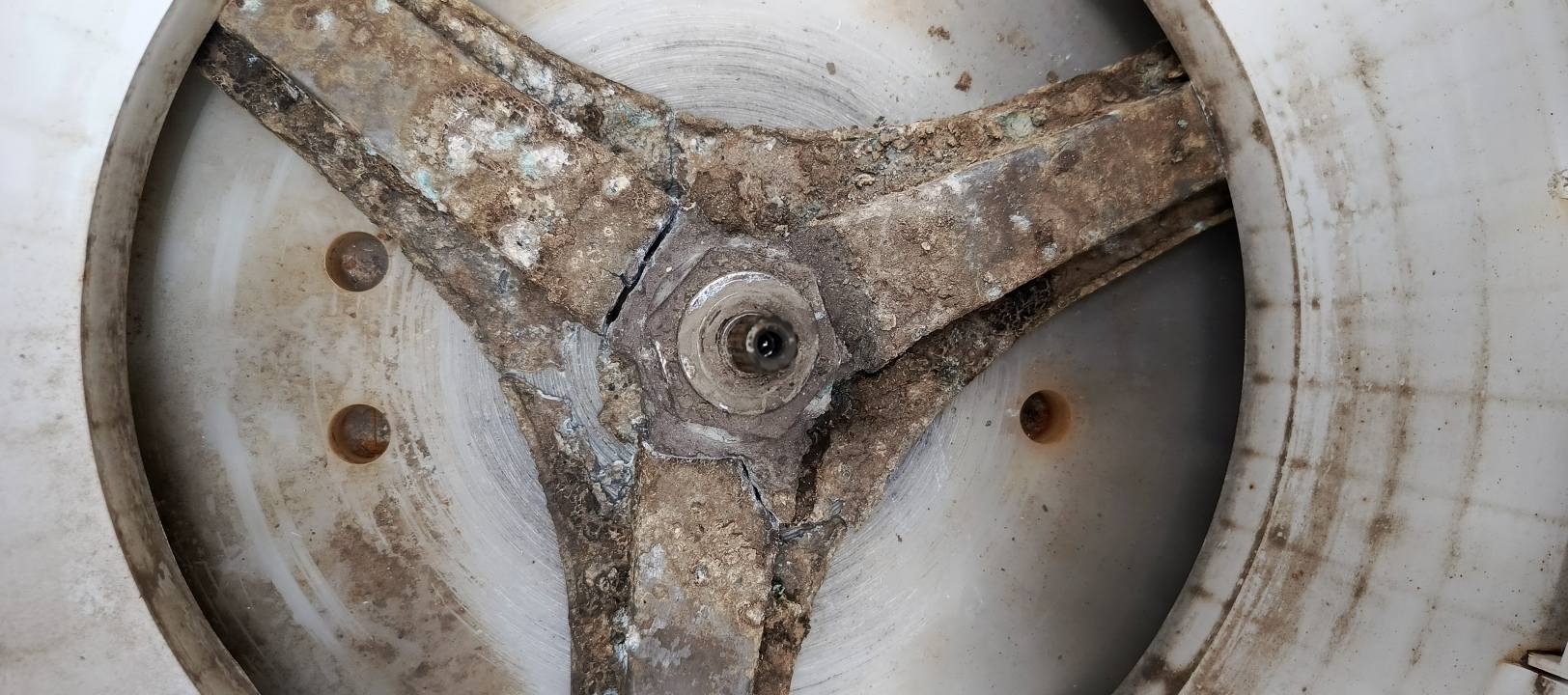 Antes - Tambor de lavarropas